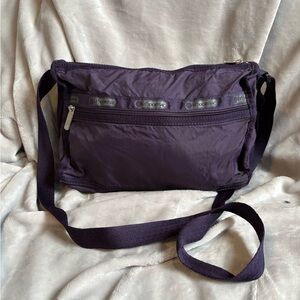 LeSportsac Plum Nylon Crossbody Bag
